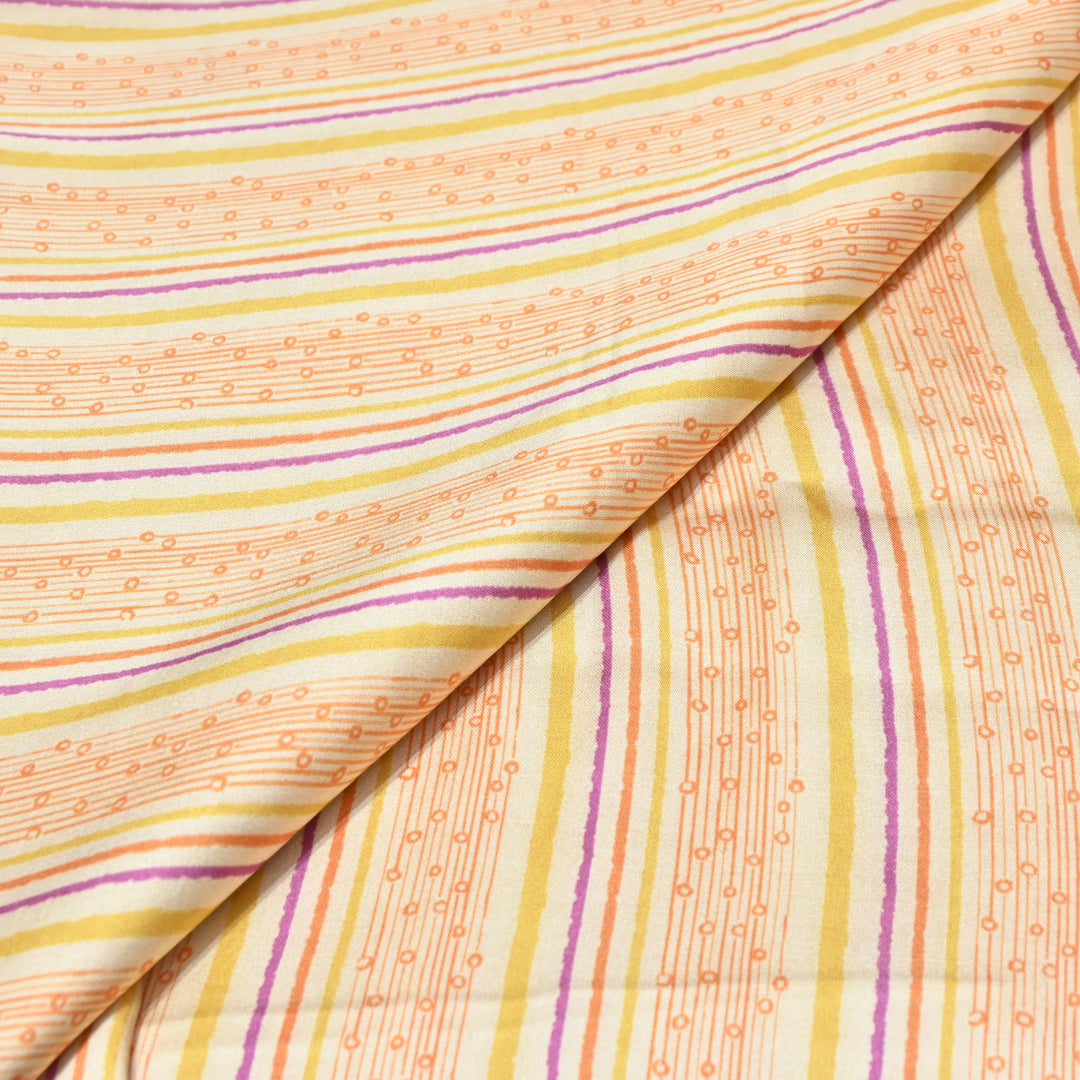 Bemberg Satin Digital Print Fabric– Soft Luxury Designer Satin Fabric 001333-02