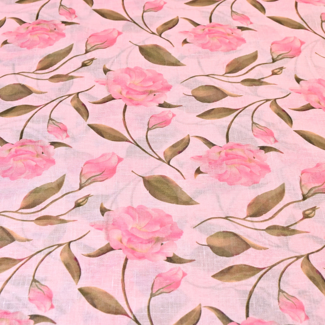 PREMIUM COTTON LINEN DIGITAL PRINT FABRIC - VM0011- 08