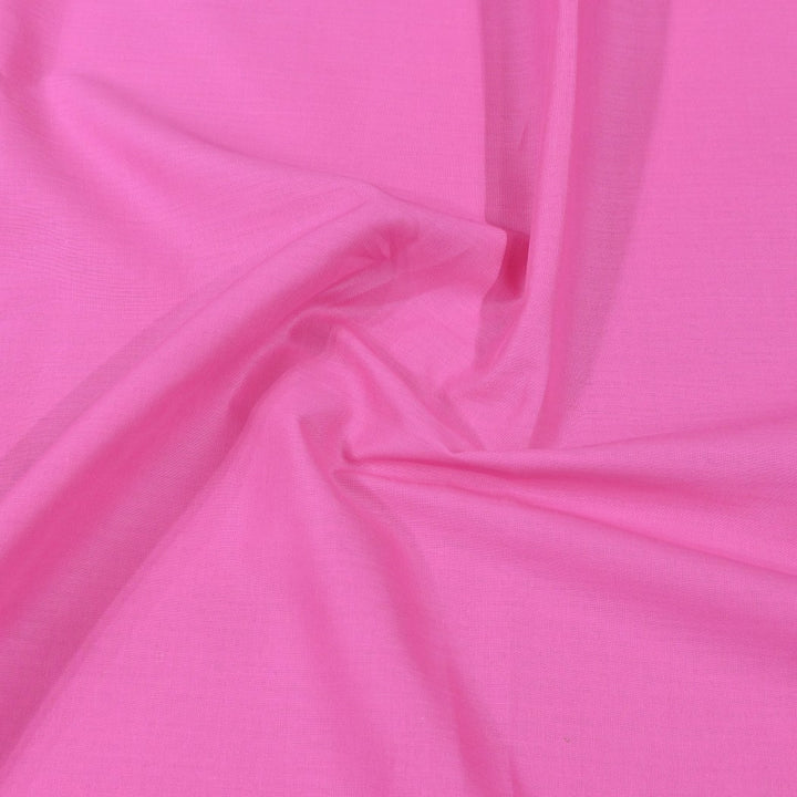 Hot Pink Colour Arvind Cambric Cotton Fabrics