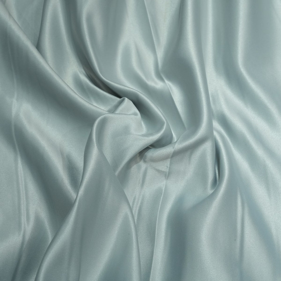 Powder Ash Colour Heavy Bridal Satin Fabrics