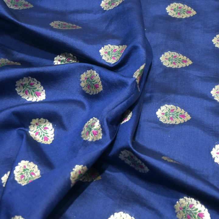 Pure Chiniya Silk Banarasi Brocade Fabric