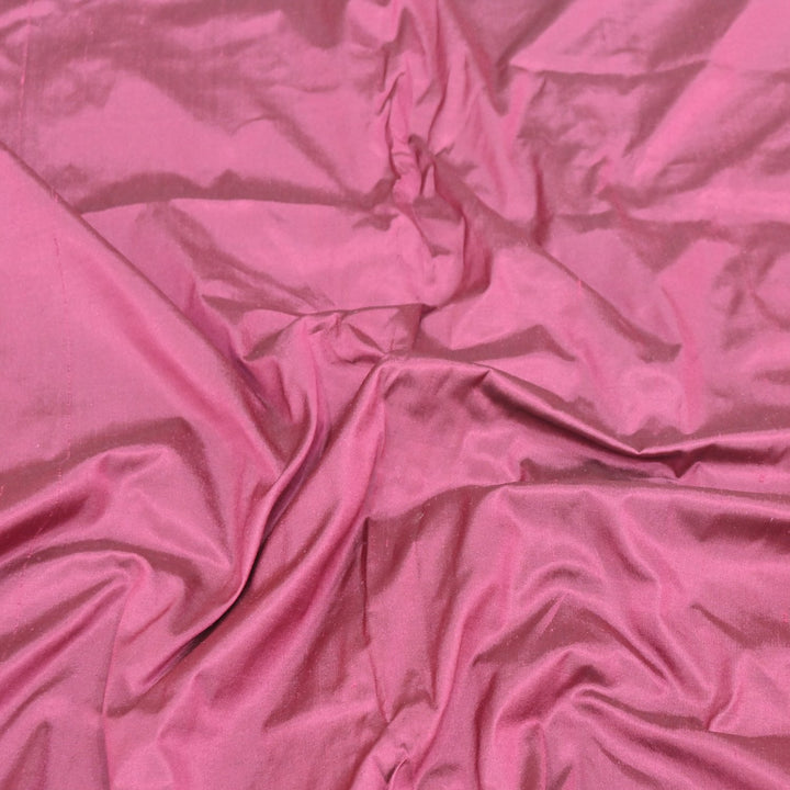 Muted Pink Colour China Dupion Silk Fabrics