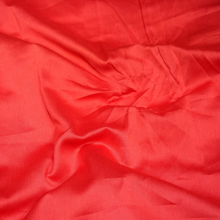 Red Colour Heavy Poly Dupion Fabrics