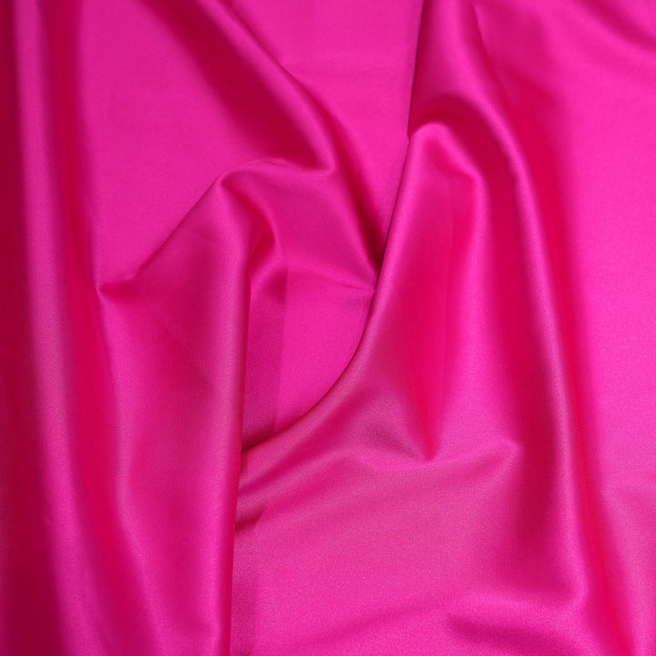 Hot Pink Colour Armani Satin Fabrics