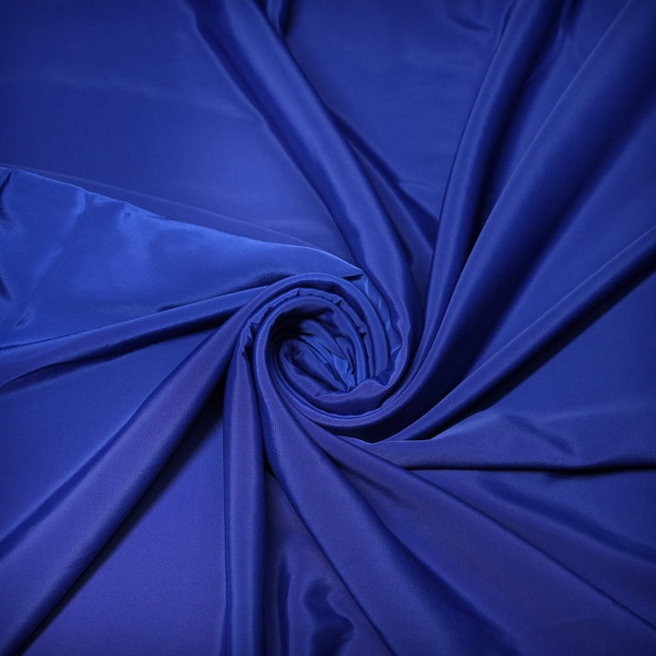 Lapis Blue Colour Polyester Crepe Fabrics