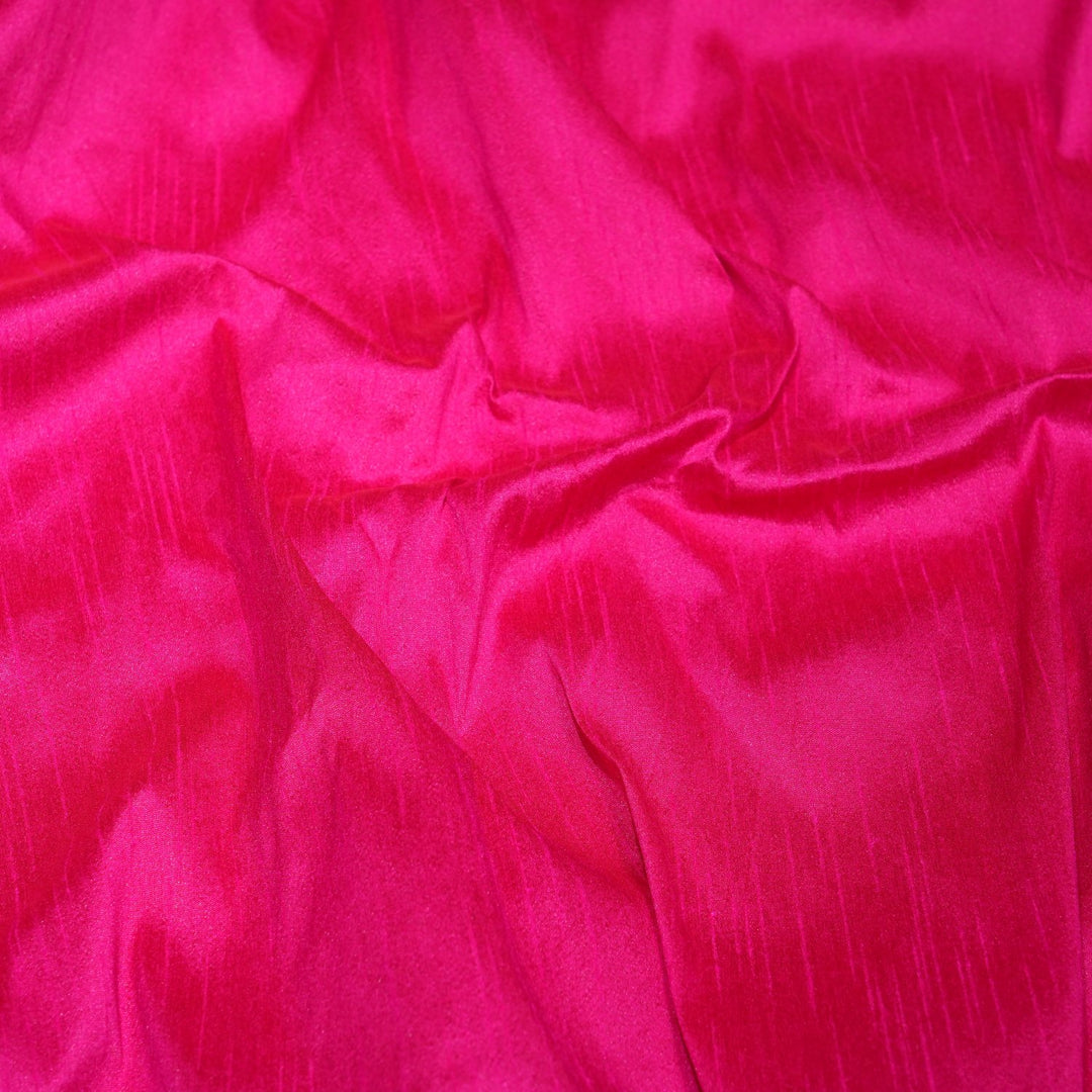 Pink Lemonade Colour Poly Dupion Fabrics