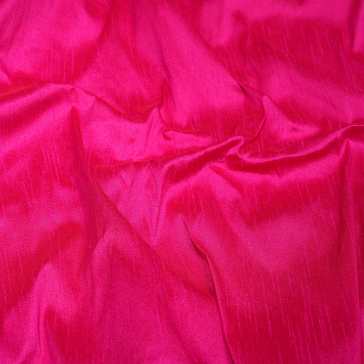 Pink Lemonade Colour Poly Dupion Fabrics