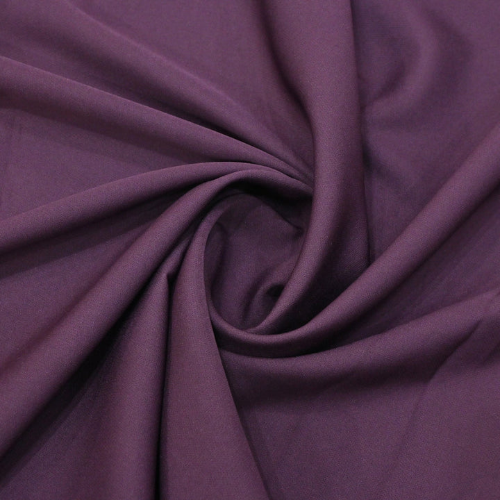 Dark Byzantium Colour Banana Crepe Fabrics