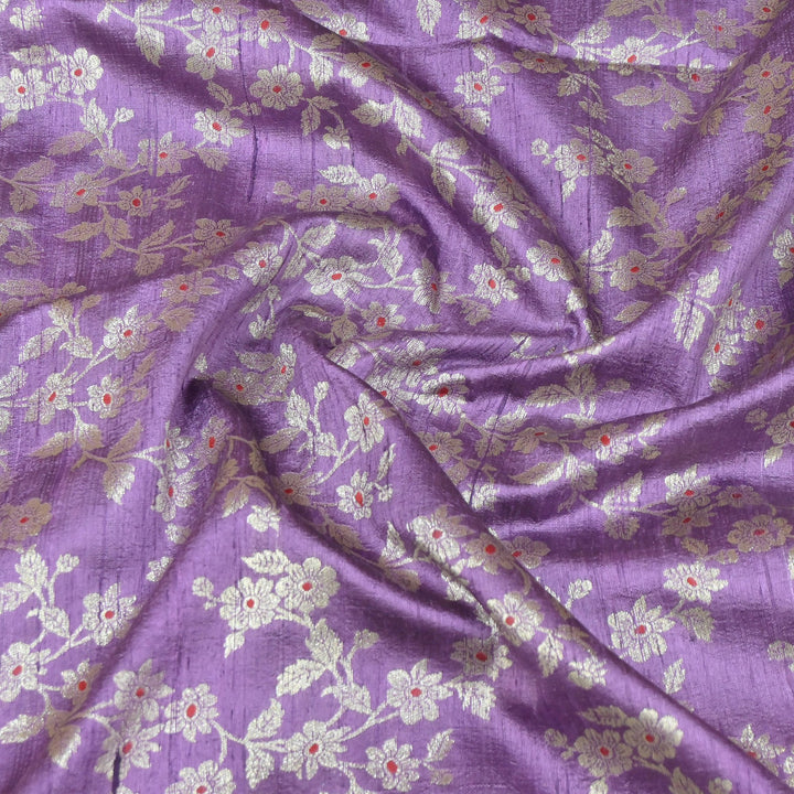 Premium Pure Raw Silk Meena Zari Banarasi Fabrics