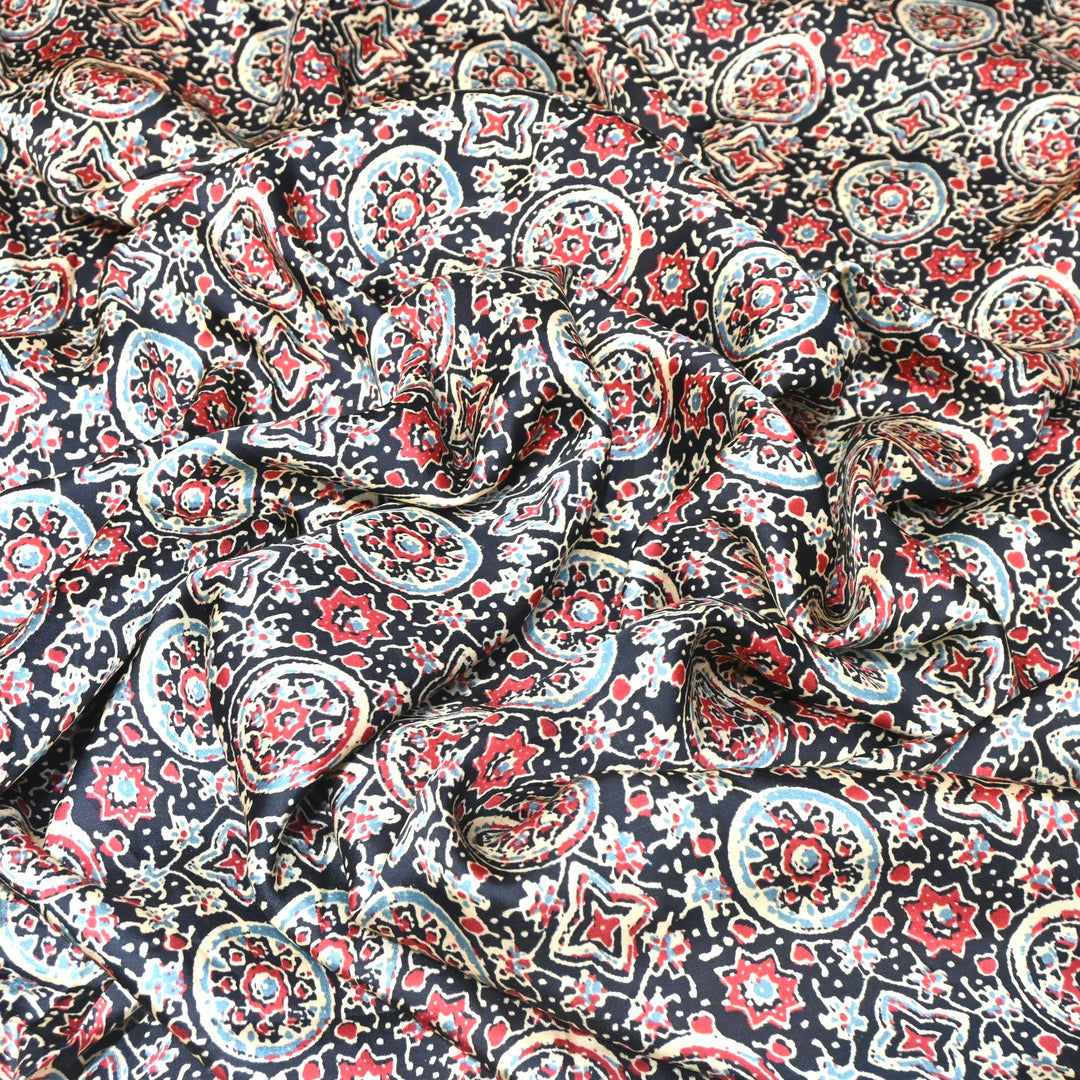 Modal Satin Digital Print Fabric