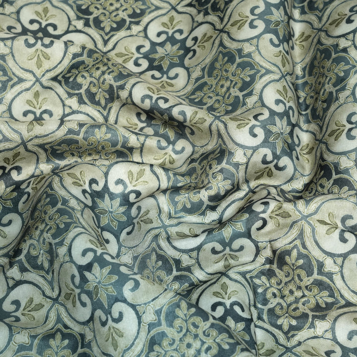 Semi Tusser Silk Prints Fabrics