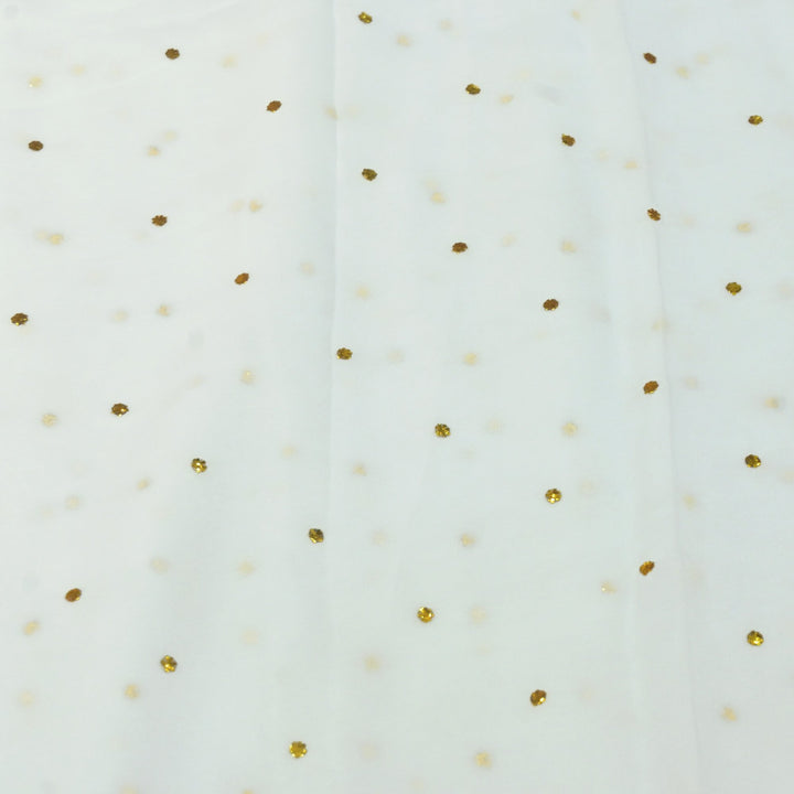 Viscose Georgette Hand Work Mukaish Fabrics