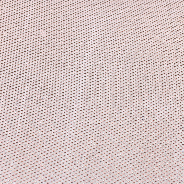 NET EMBROIDERED FABRIC WITH GRID SHIMMER- CF2305- 03