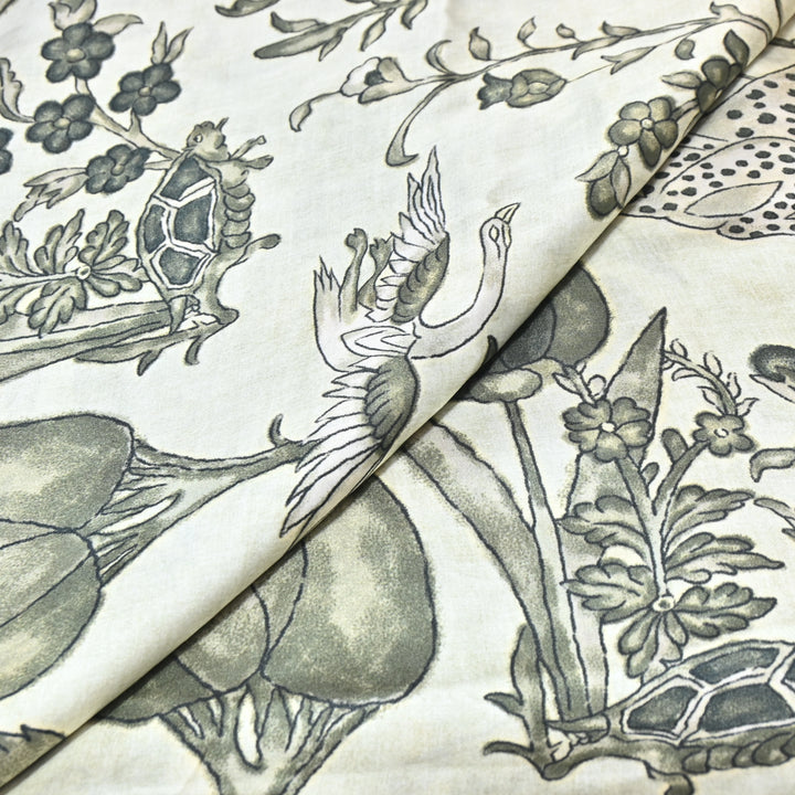 Bemberg Satin Digital Print Fabric– Soft Luxury Designer Satin Fabric 001333-01