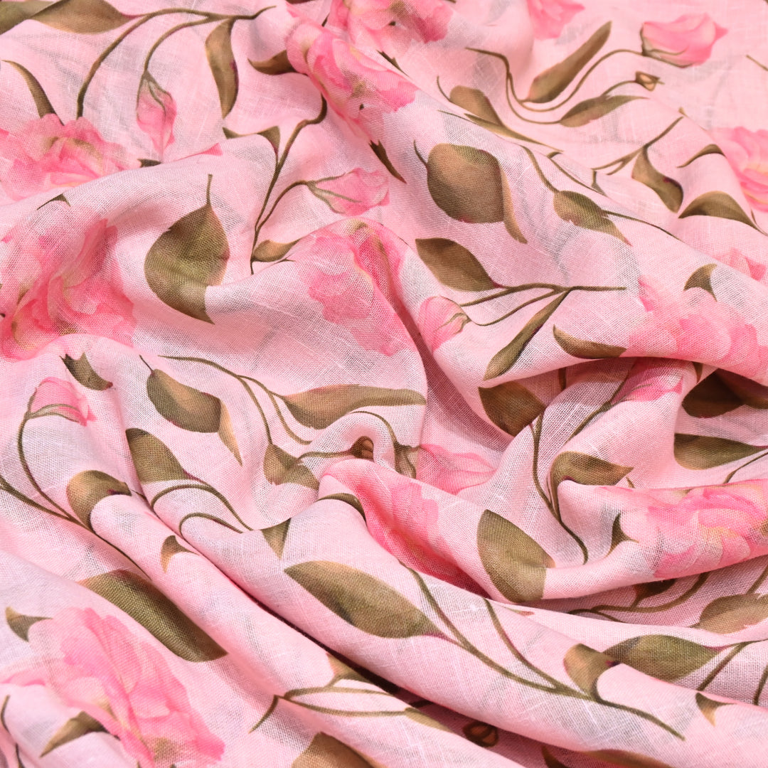 PREMIUM COTTON LINEN DIGITAL PRINT FABRIC - VM0011- 08
