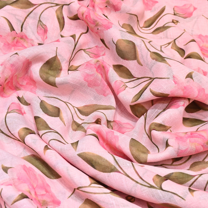 PREMIUM COTTON LINEN DIGITAL PRINT FABRIC - VM0011- 08