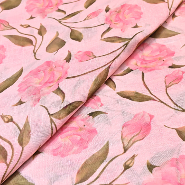 PREMIUM COTTON LINEN DIGITAL PRINT FABRIC - VM0011- 08
