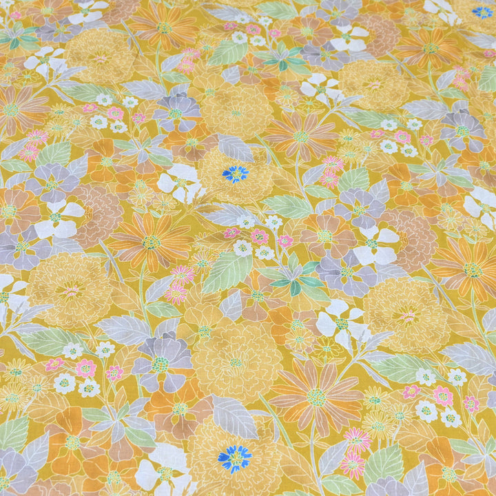 Marigold Italian Lawn Print Fabric