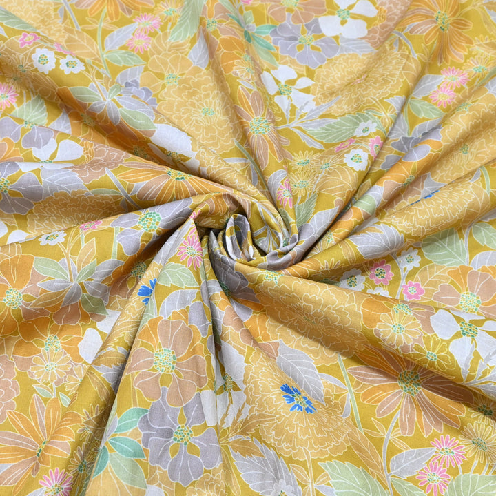 Marigold Italian Lawn Print Fabric