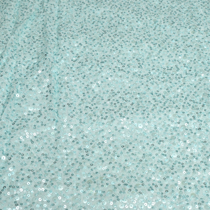 Viscose Georgette Sequins Embroidery Fabrics
