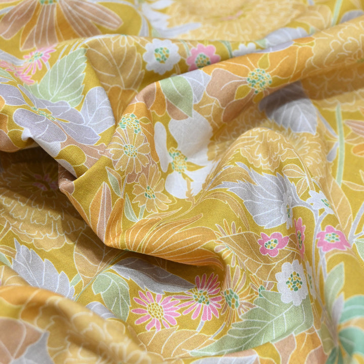 Marigold Italian Lawn Print Fabric