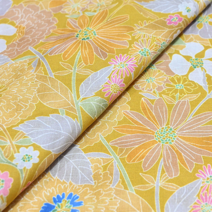 Marigold Italian Lawn Print Fabric