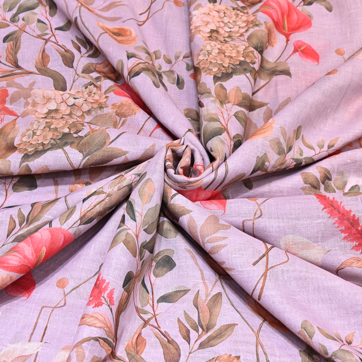 PREMIUM COTTON LINEN DIGITAL PRINT FABRIC - VM0011- 10
