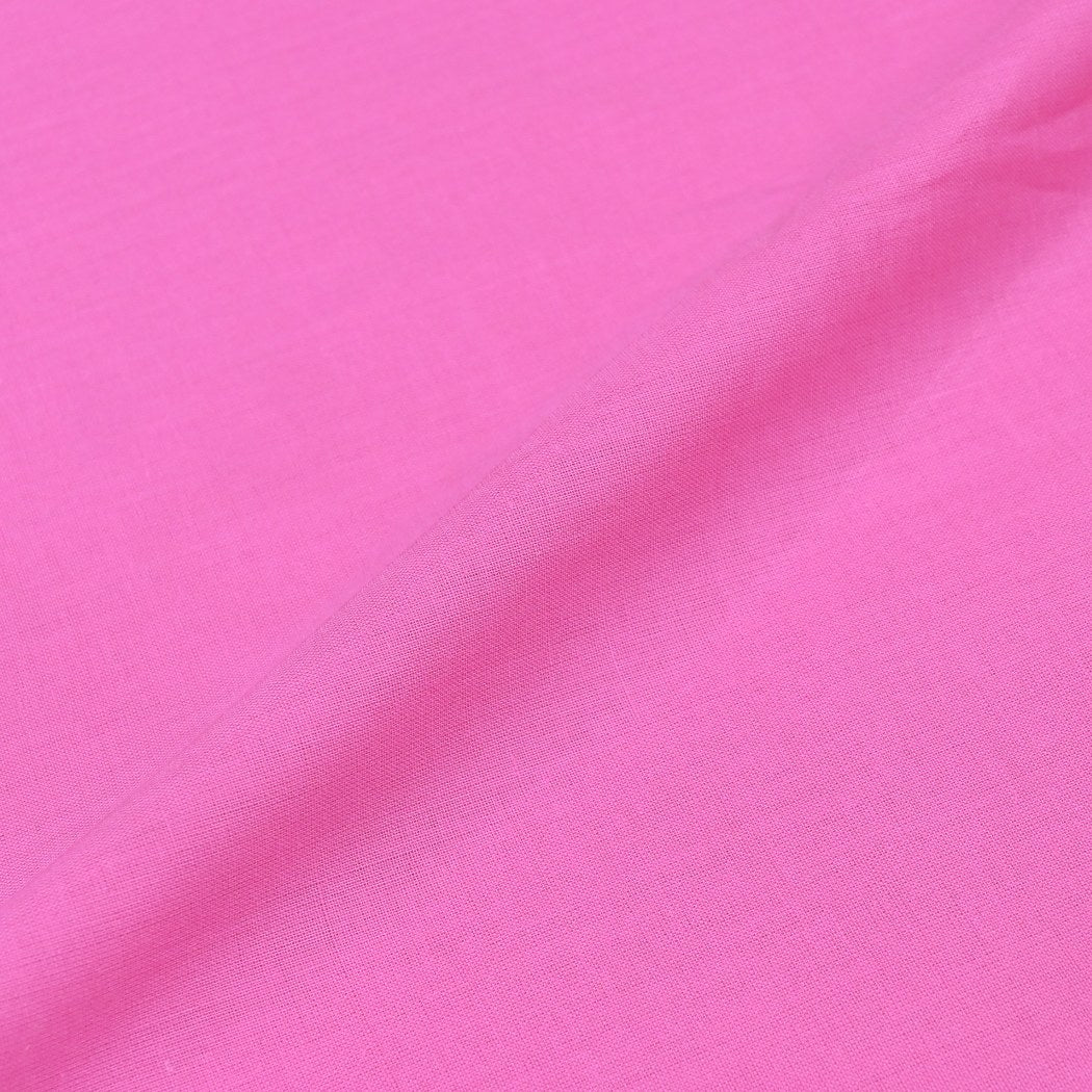 Hot Pink Colour Arvind Cambric Cotton Fabrics