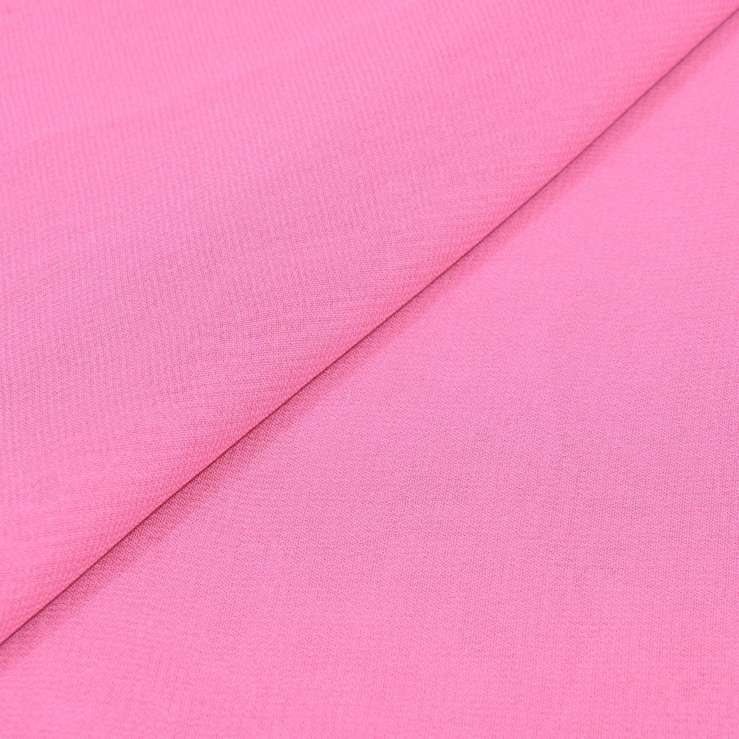 Persian Pink Colour Viscose Georgette Fabrics