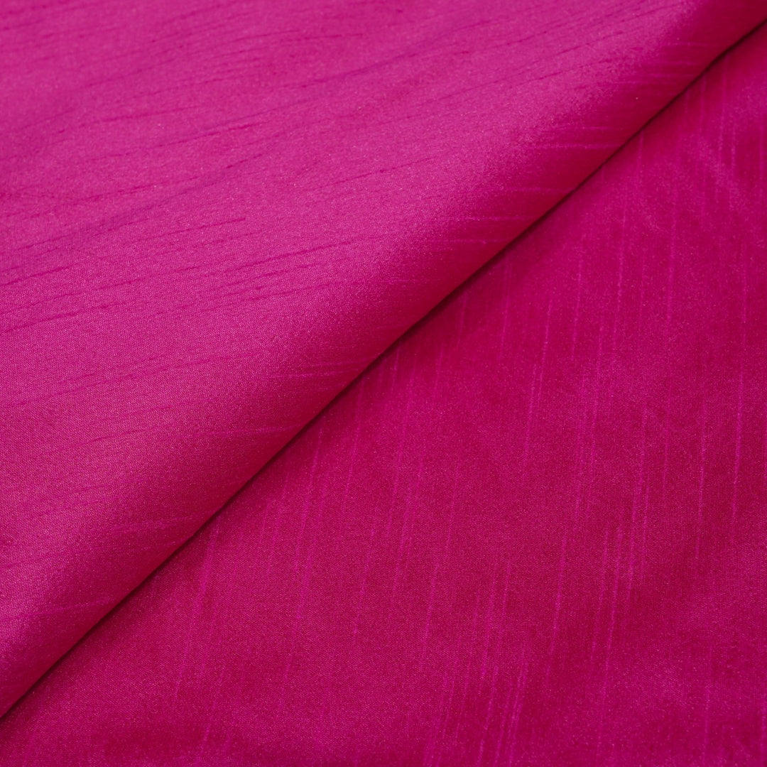 Pink Lemonade Colour Poly Dupion Fabrics