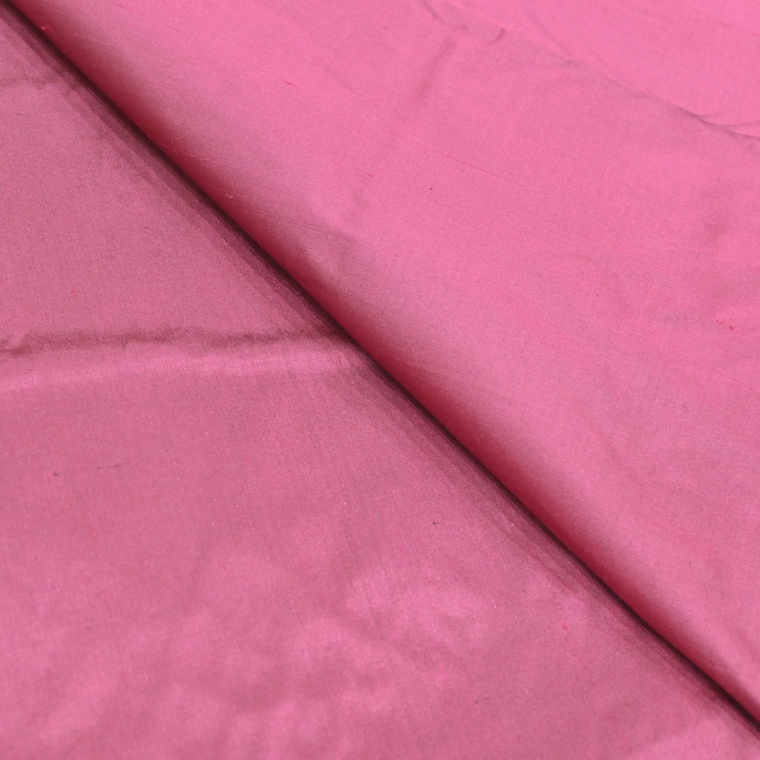 Muted Pink Colour China Dupion Silk Fabrics