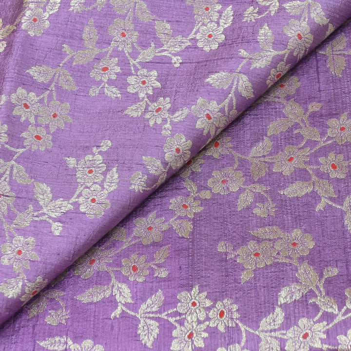 Premium Pure Raw Silk Meena Zari Banarasi Fabrics