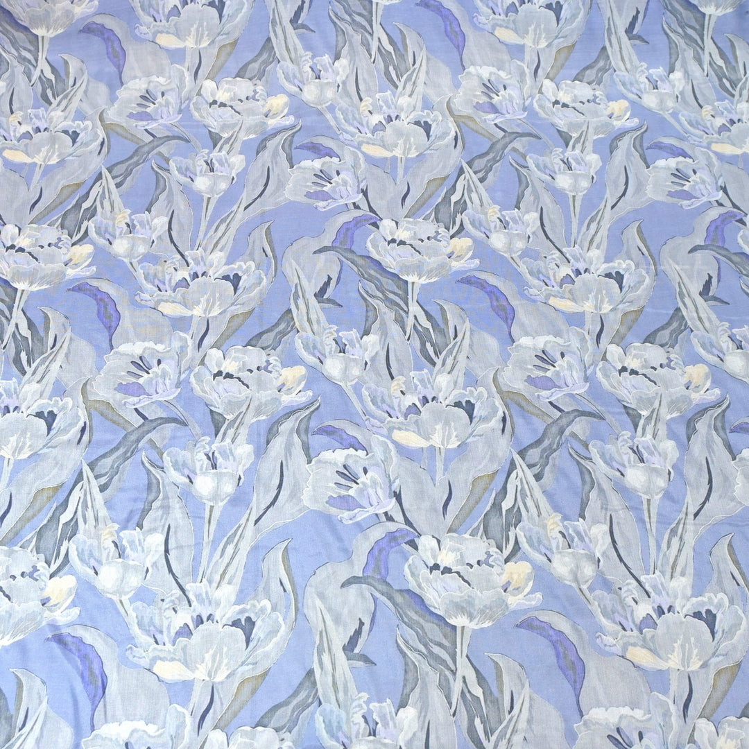 Floral Bamberg Satin Digital Print Fabrics