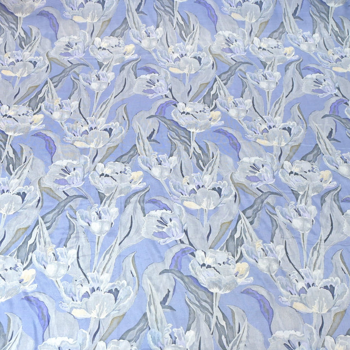 Floral Bamberg Satin Digital Print Fabrics