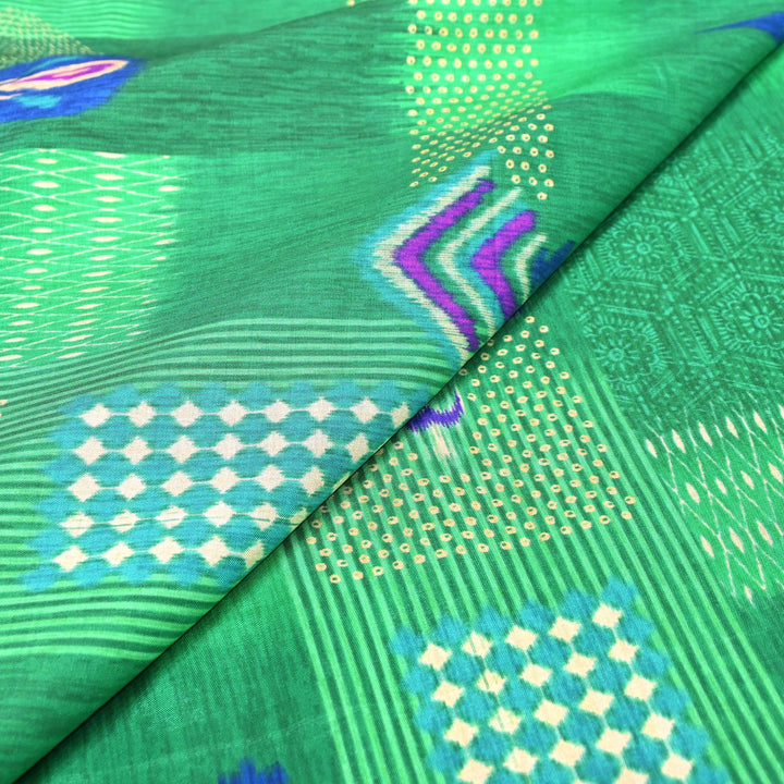 Premium Muslin Digital Print Fabric - 000844-15