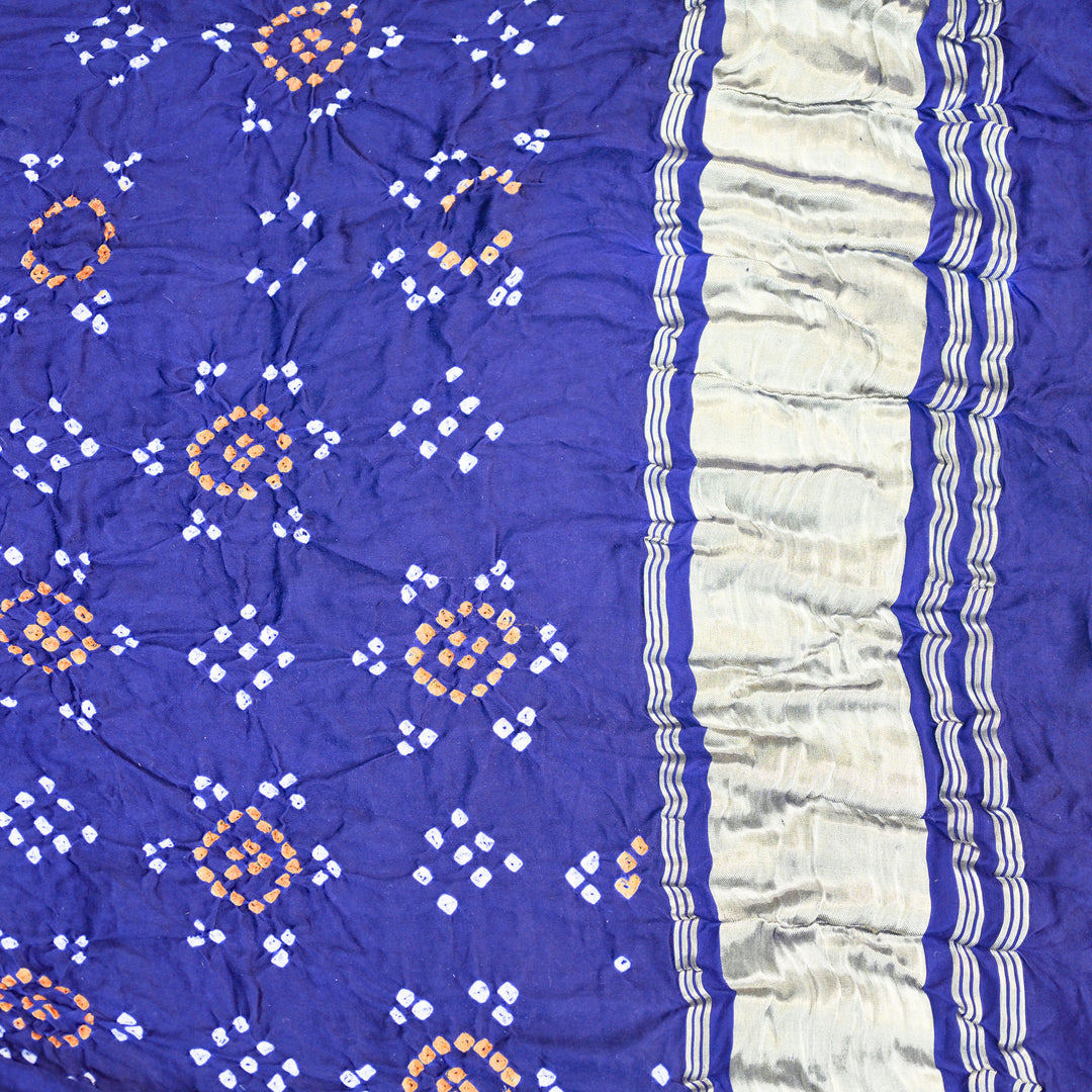 Blue Bandhani Dupatta