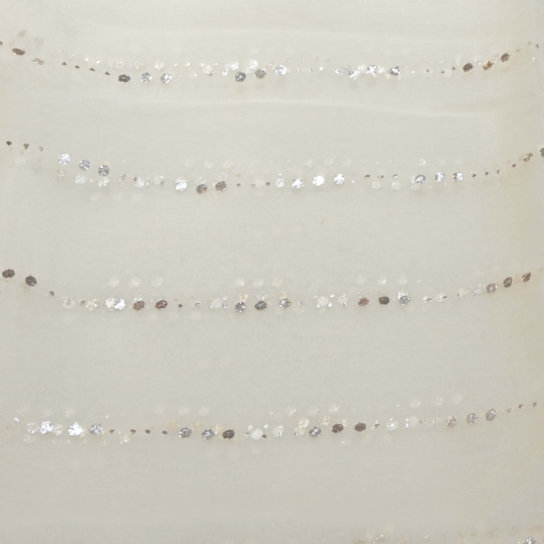 28gm Organza Mukaish Hand Work Fabric