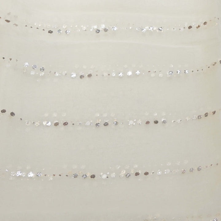 28gm Organza Mukaish Hand Work Fabric