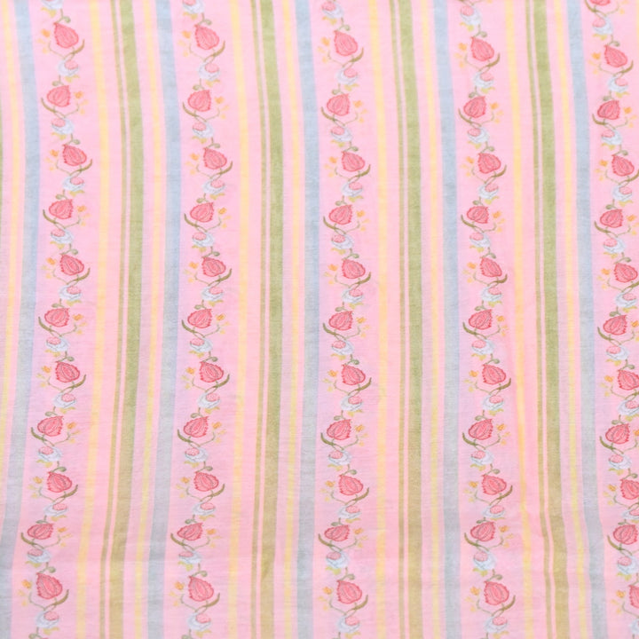 Multi Color Mul Chanderi Digital Print Fabric GT0185-9