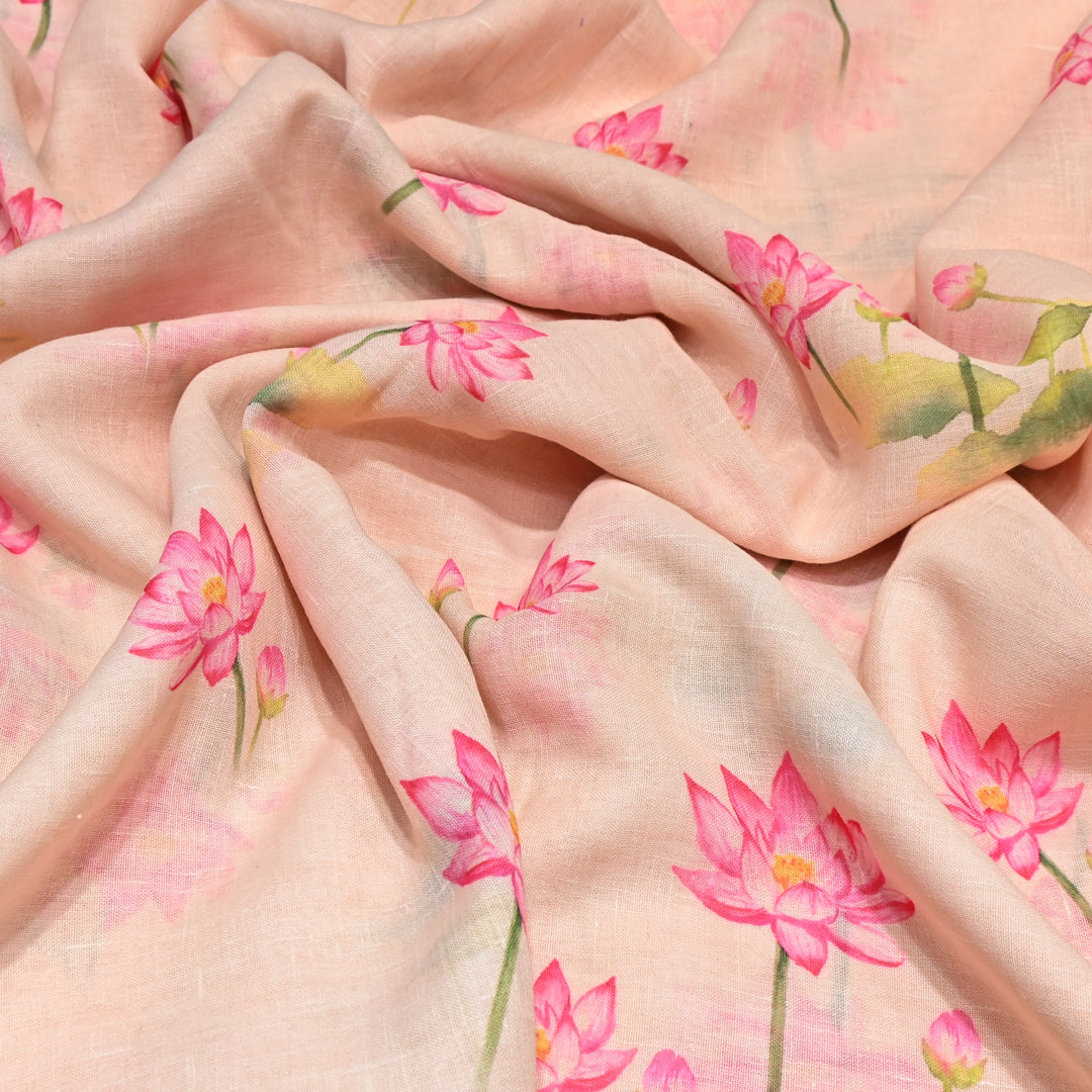PREMIUM COTTON LINEN DIGITAL PRINT FABRIC - VM0011- 11