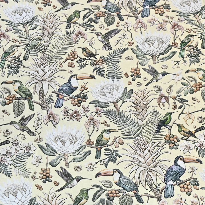 Premium Multicolor Muslin Digital Print Fabric - 000844-2