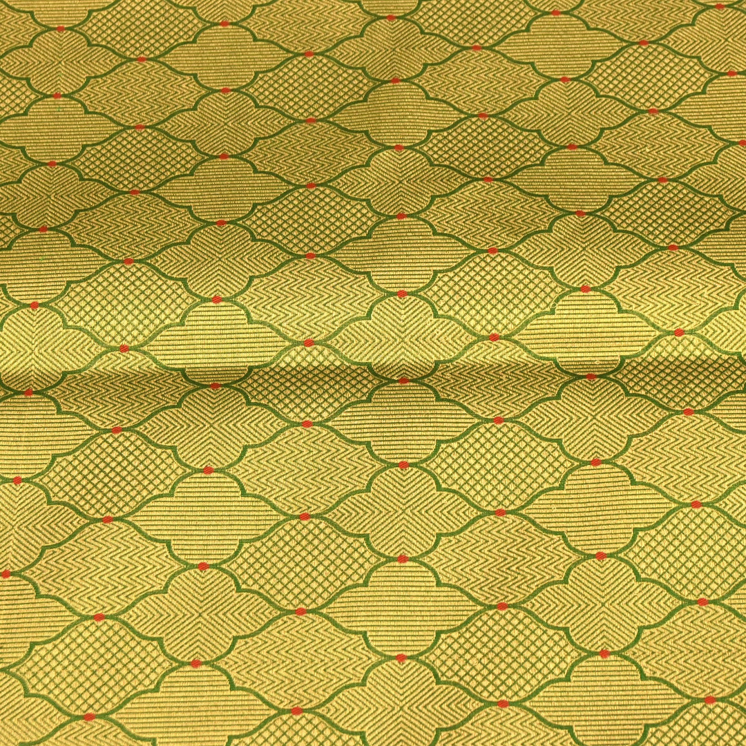 Silk Alfi Antique Zari Brocade Fabrics