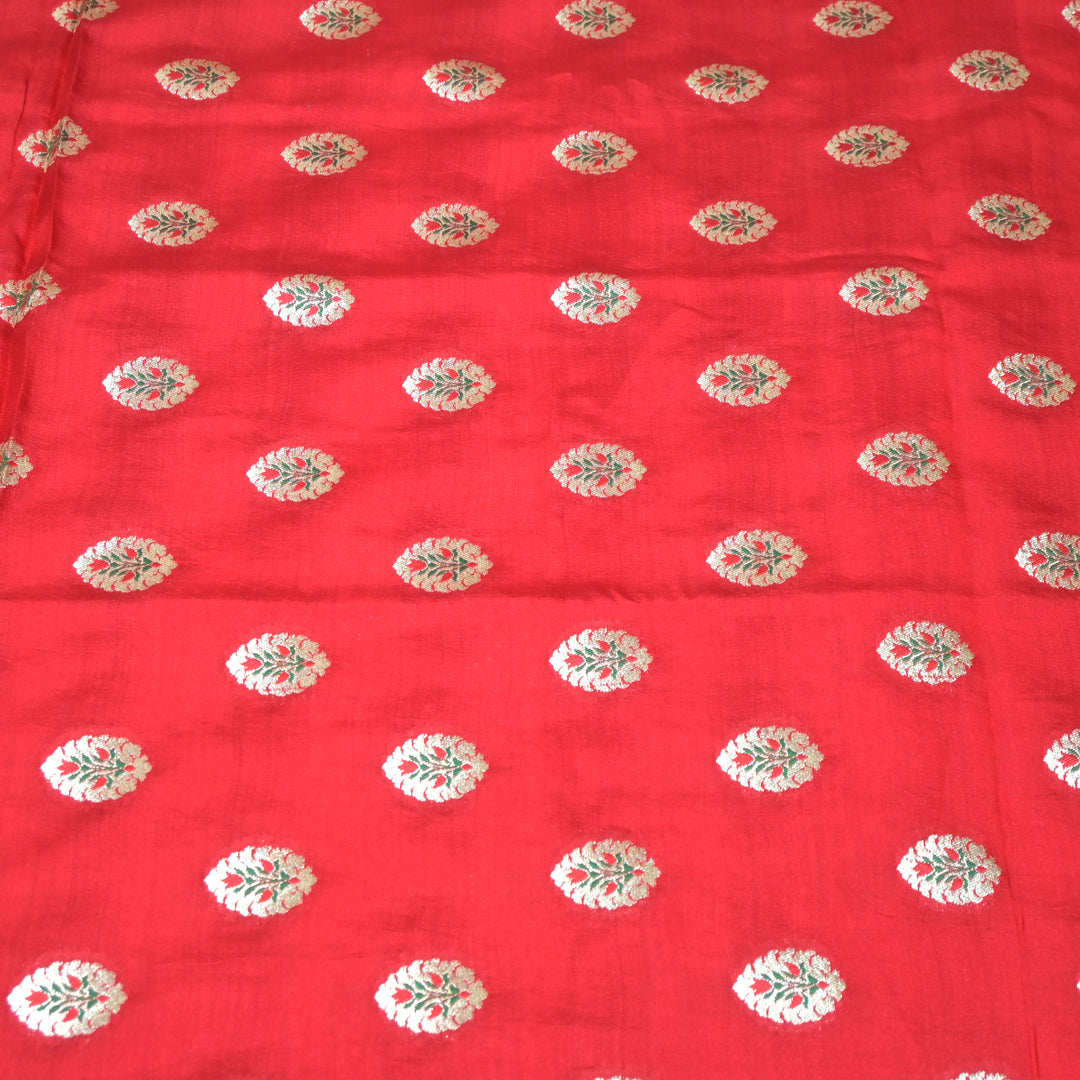 Pure Chiniya Silk Banarasi Brocade Fabric
