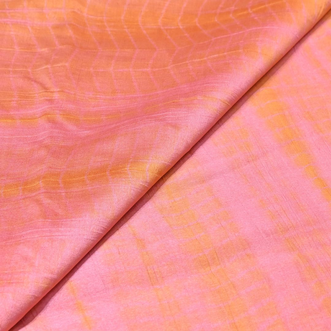 Silk Chanderi Tie & Dye Fabric 44" – Soft Lightweight Designer Fabric