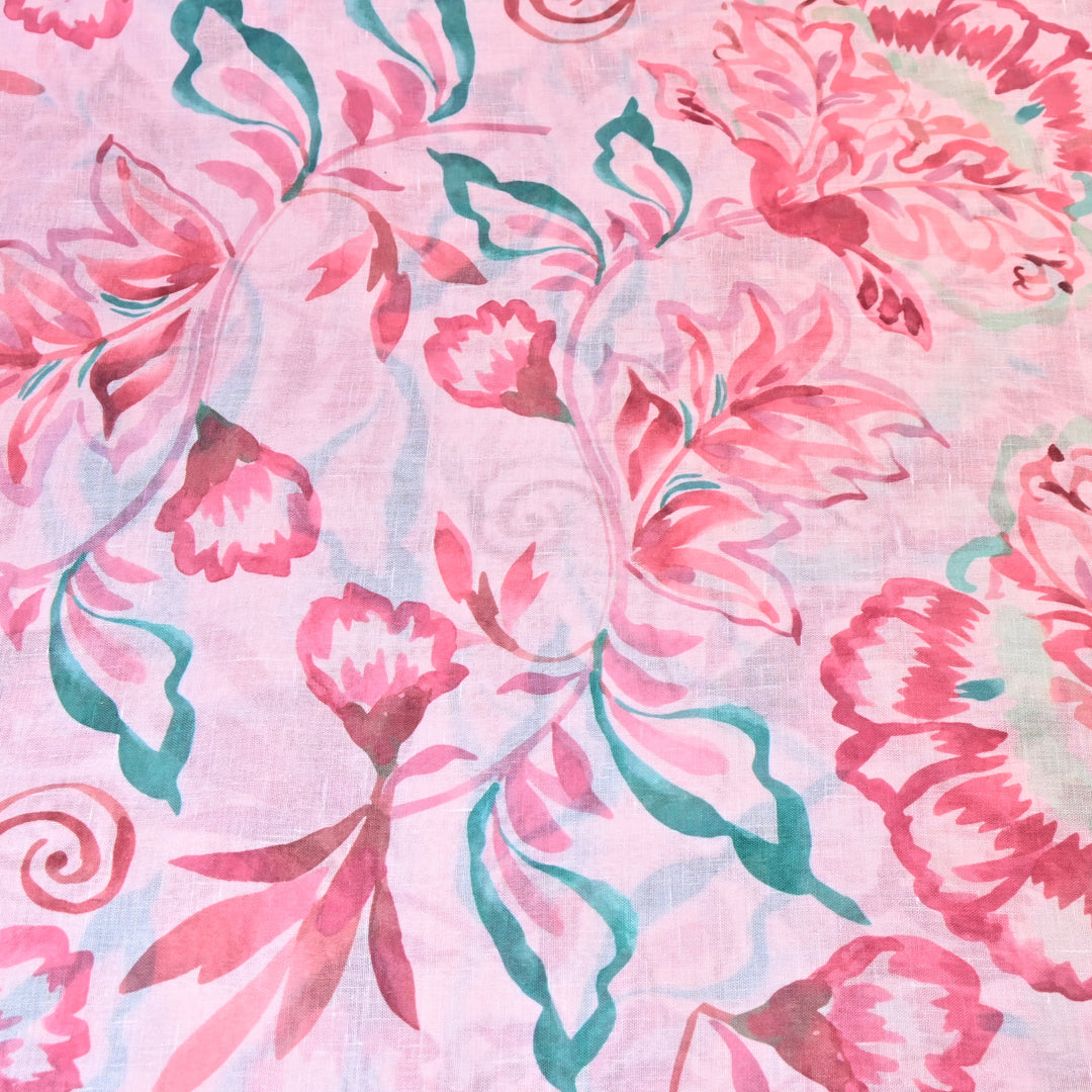 PREMIUM COTTON LINEN DIGITAL PRINT FABRIC - VM0011- 13