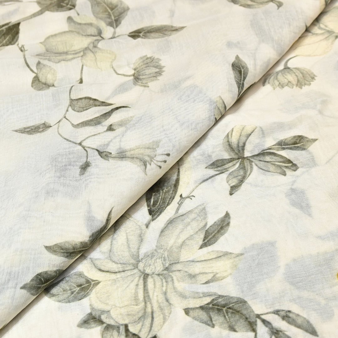 Premium Mul Chanderi Digital Print Fabric – Lightweight Chanderi Fabrics GT0185-13
