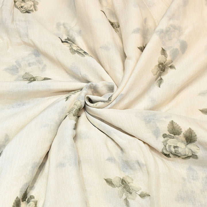 Premium Mul Chanderi Digital Print Fabric – Lightweight Chanderi Fabrics GT0185-14