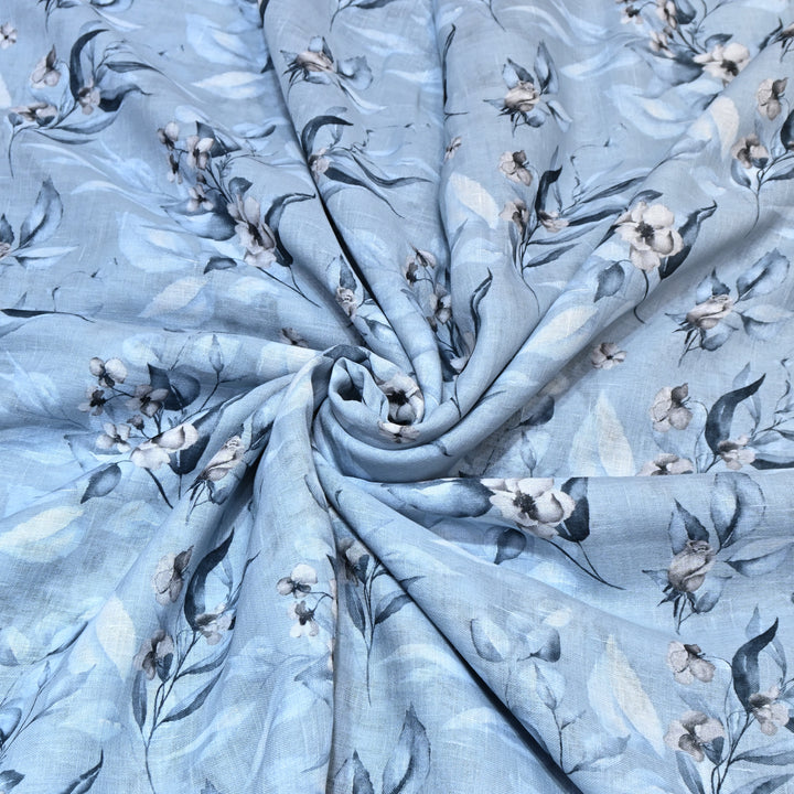 PREMIUM COTTON LINEN DIGITAL PRINT FABRIC - VM0011- 14
