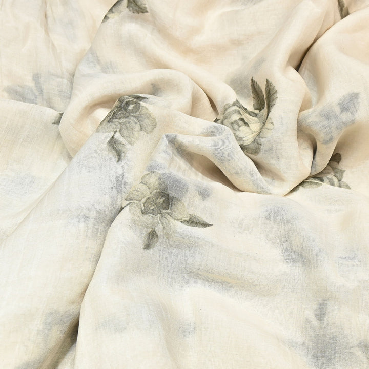 Premium Mul Chanderi Digital Print Fabric – Lightweight Chanderi Fabrics GT0185-14