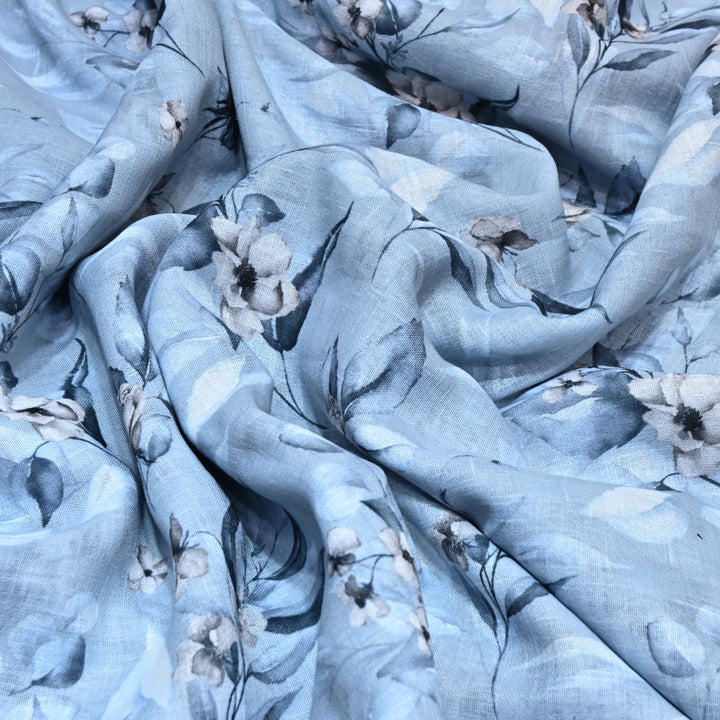 PREMIUM COTTON LINEN DIGITAL PRINT FABRIC - VM0011- 14